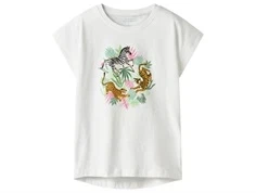 Name It top hvid med dyre print